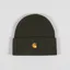 Carhartt WIP Chase Beanie Olive Gold