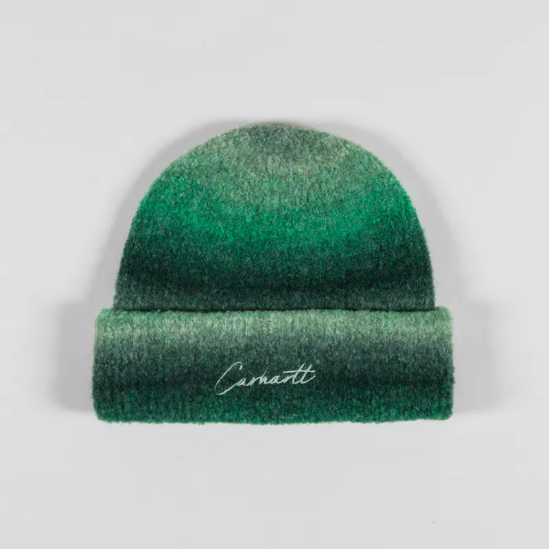 Carhartt WIP Tony Beanie Striped Fir Pale Olive
