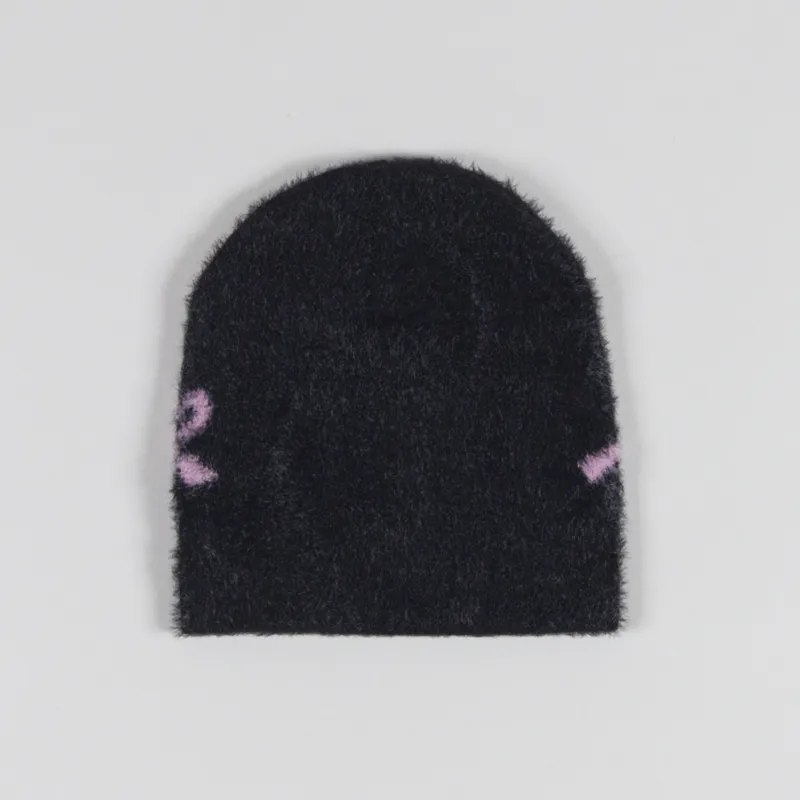 Carhartt WIP Womens Chedda Beanie Black Glassy Pink-1