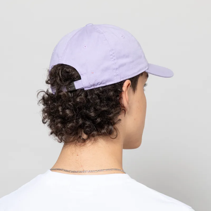 Carhartt WIP Madison Logo Cap Pink Fog White-2