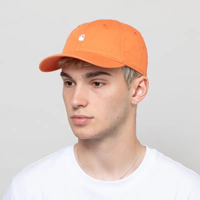 Carhartt WIP Madison Logo Cap Redhaven White
