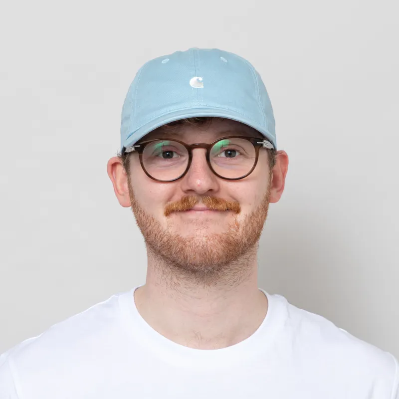 Carhartt WIP Madison Logo Cap Citadel Wax-1