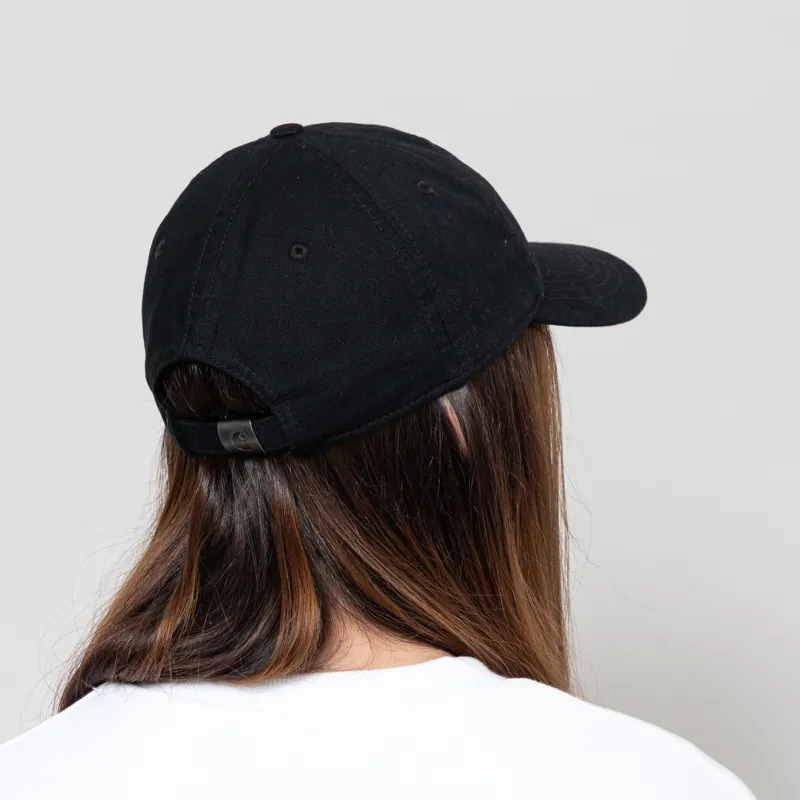 Carhartt WIP Womens Madison Logo Cap Black Wax-2