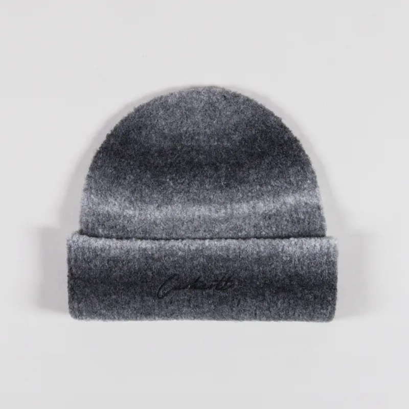 Carhartt WIP Mens Knitted Tony Beanie Hat Striped Black