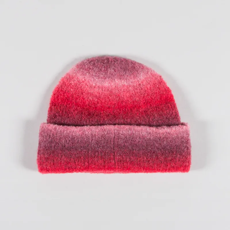 Carhartt WIP Tony Beanie Striped Palisander Glassy Pink-1