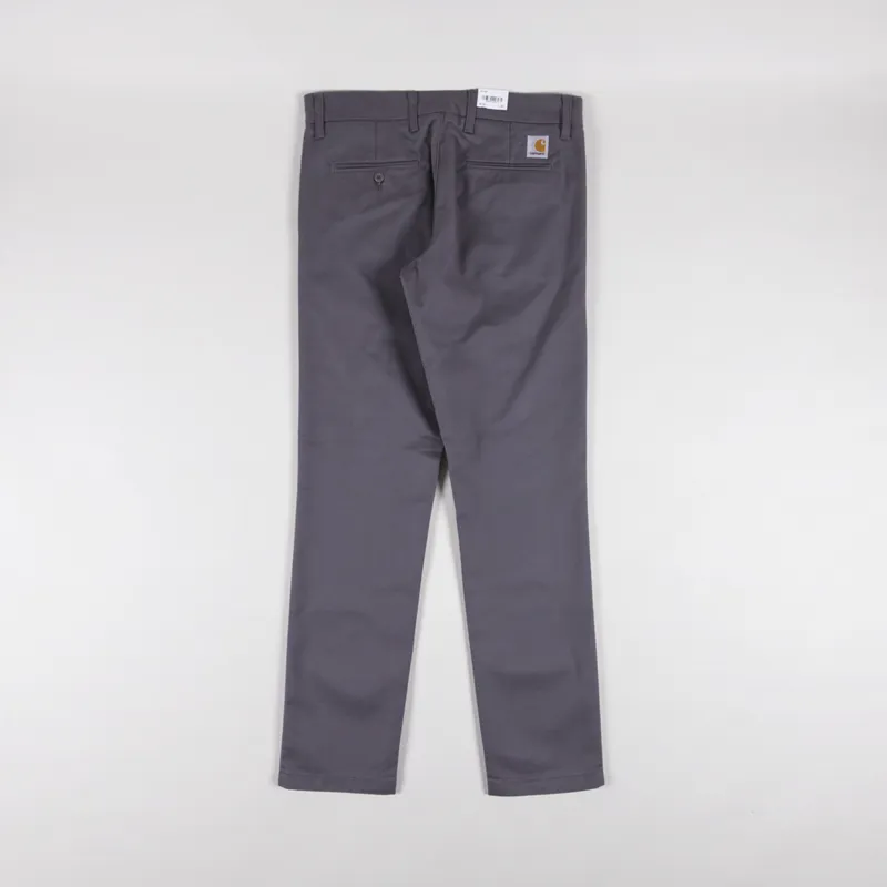 Carhartt WIP Sid Pant Porphyry Rinsed Lamar Stretch Twill