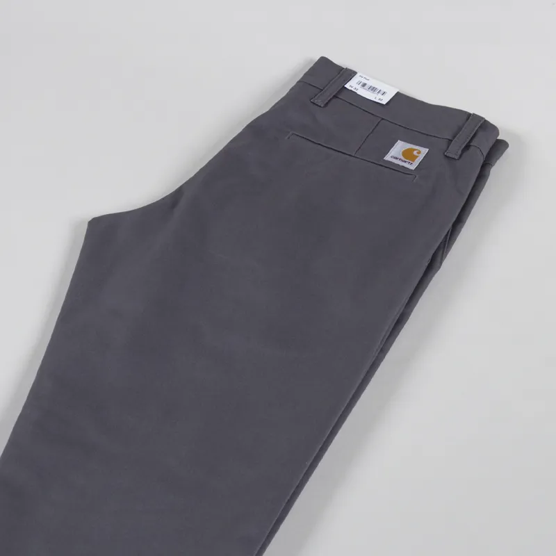 Carhartt WIP Sid Pant Porphyry Rinsed Lamar Stretch Twill-3