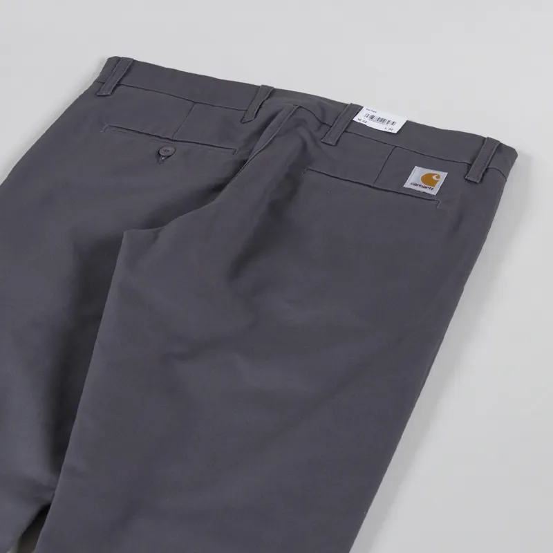 Carhartt WIP Sid Pant Porphyry Rinsed Lamar Stretch Twill-5