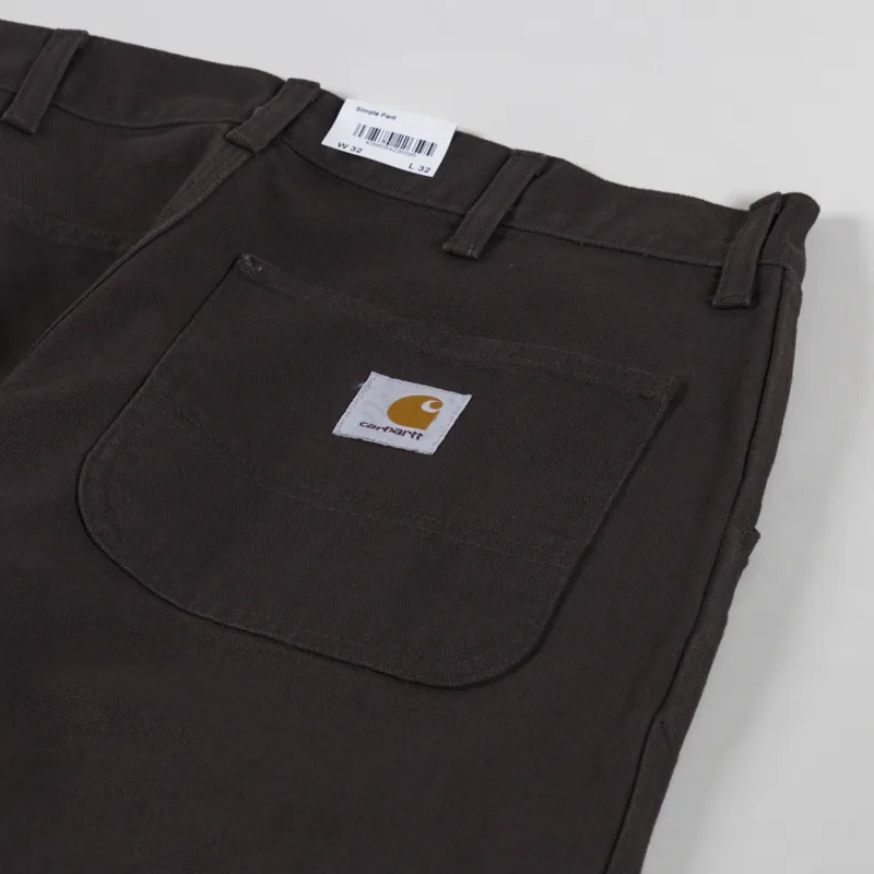 Carhartt WIP Simple Pant Tobacco Rinsed-7