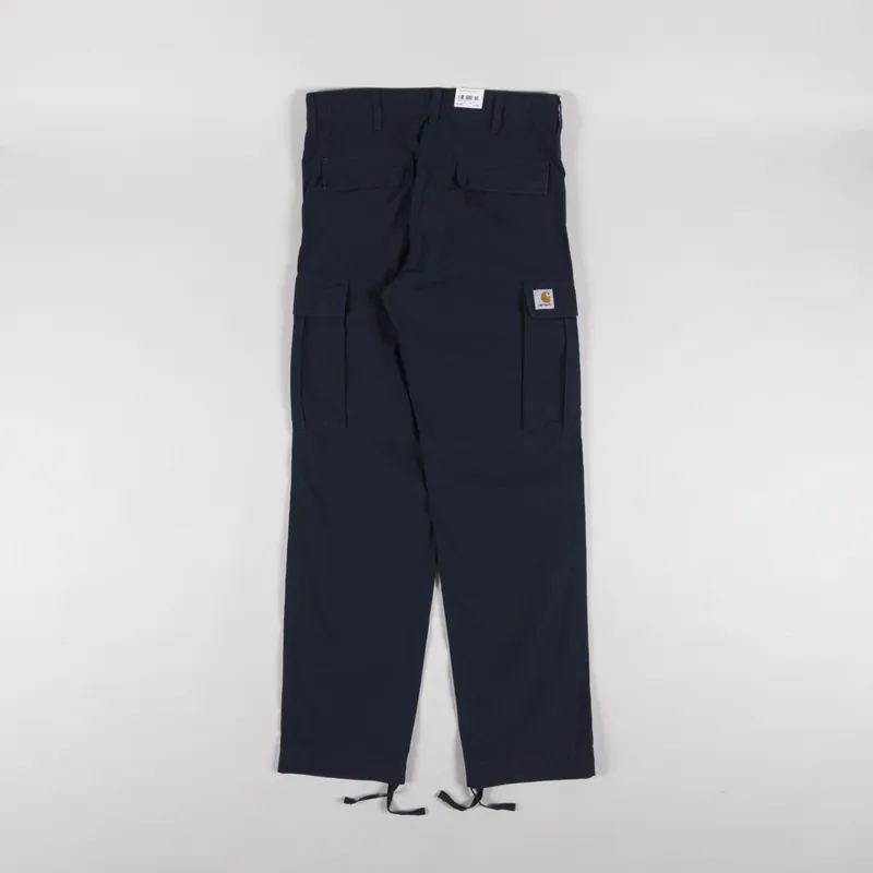 Carhartt WIP Regular Cargo Pant Deep Night Rinsed Columbia Ripstop
