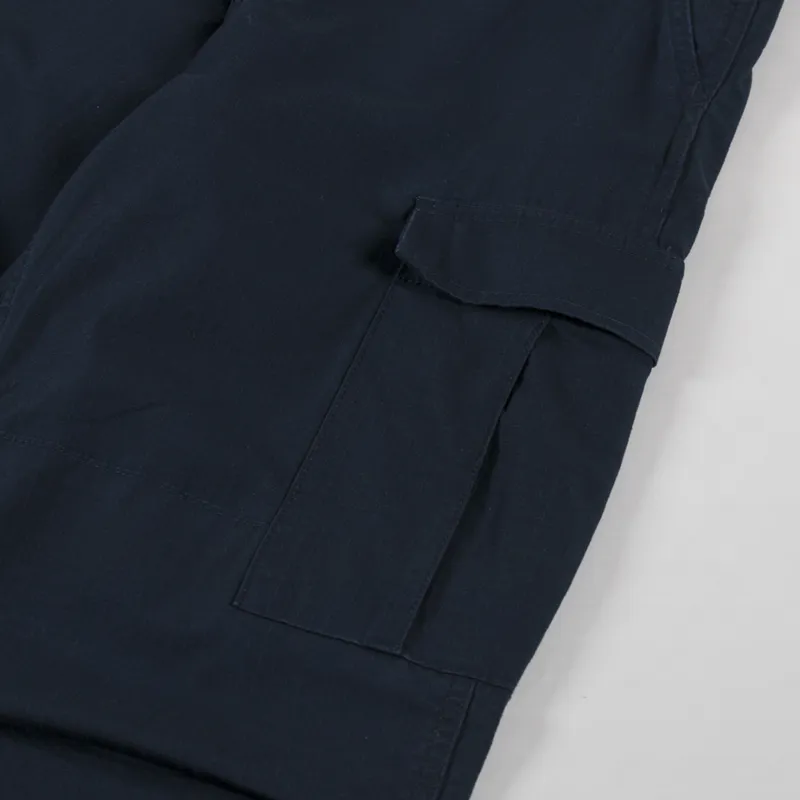 Carhartt WIP Regular Cargo Pant Deep Night Rinsed Columbia Ripstop-10