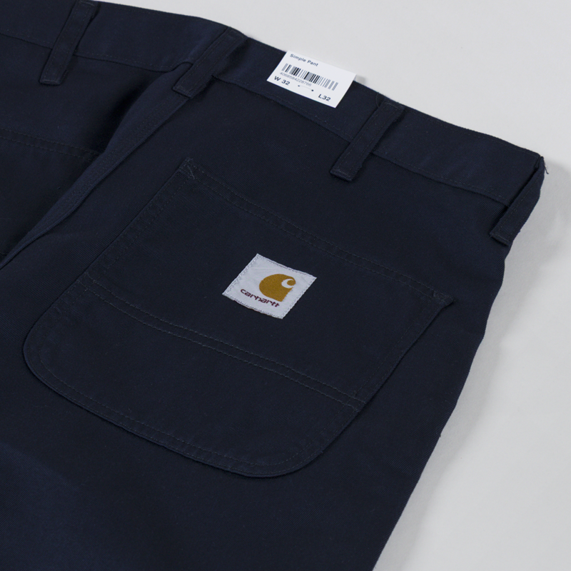 Carhartt WIP Simple Pant Dark Navy Rinsed Denison Twill-7