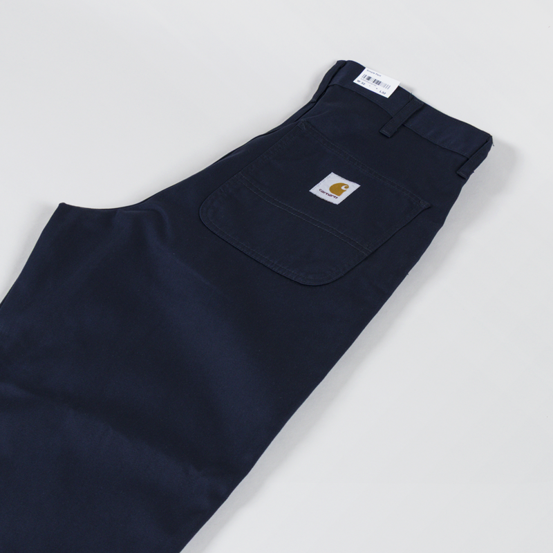 Carhartt WIP Simple Pant Dark Navy Rinsed Denison Twill-3