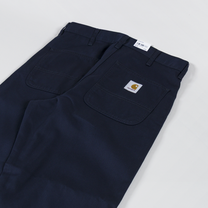 Carhartt WIP Simple Pant Dark Navy Rinsed Denison Twill-5
