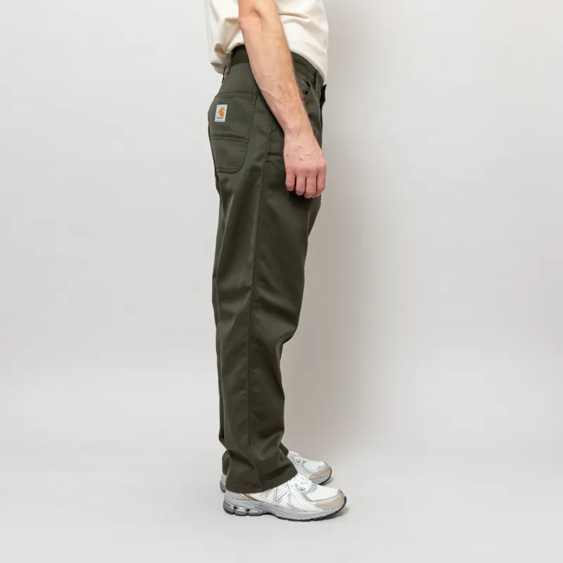 Carhartt WIP Simple Pant Cypress Rinsed Denison Twill-4