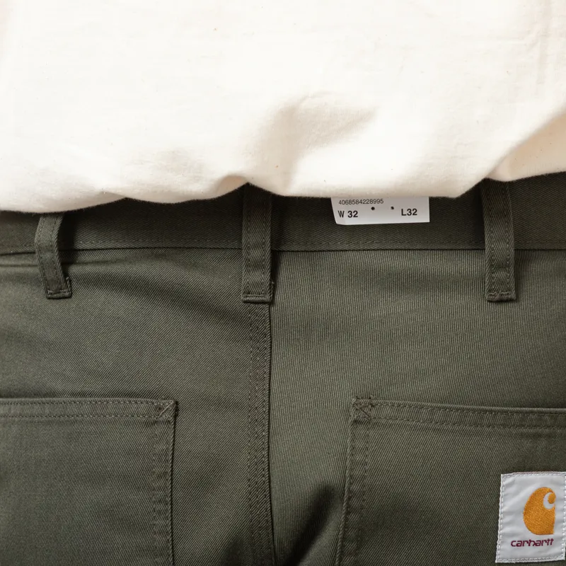 Carhartt WIP Simple Pant Cypress Rinsed Denison Twill-8