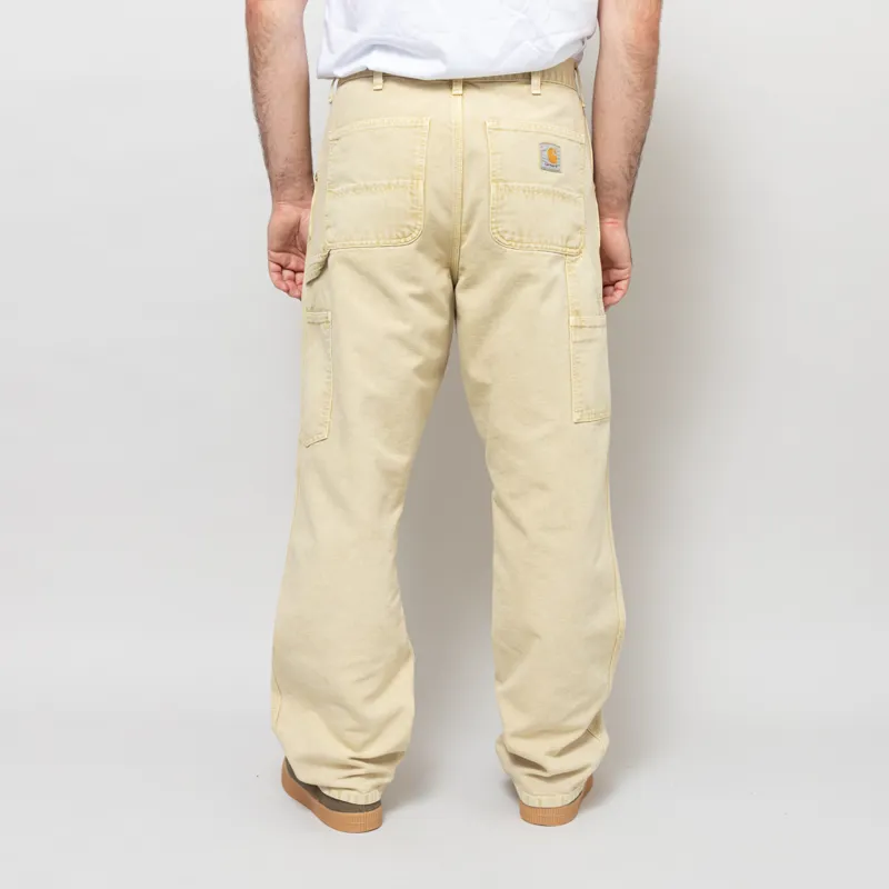 Carhartt WIP Single Knee Pant Dusty H Brown Chalk Wash-3