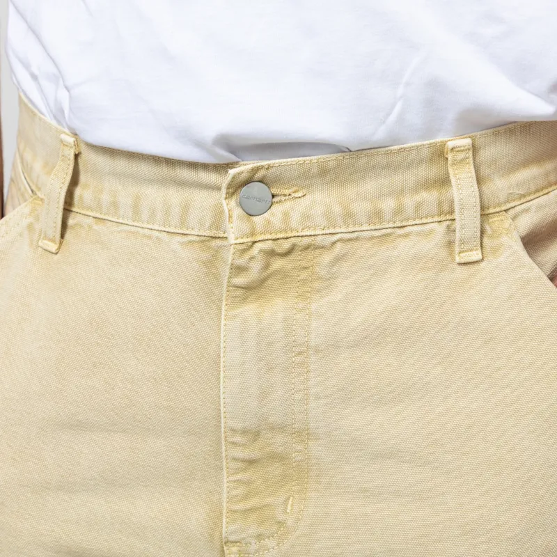 Carhartt WIP Single Knee Pant Dusty H Brown Chalk Wash-11