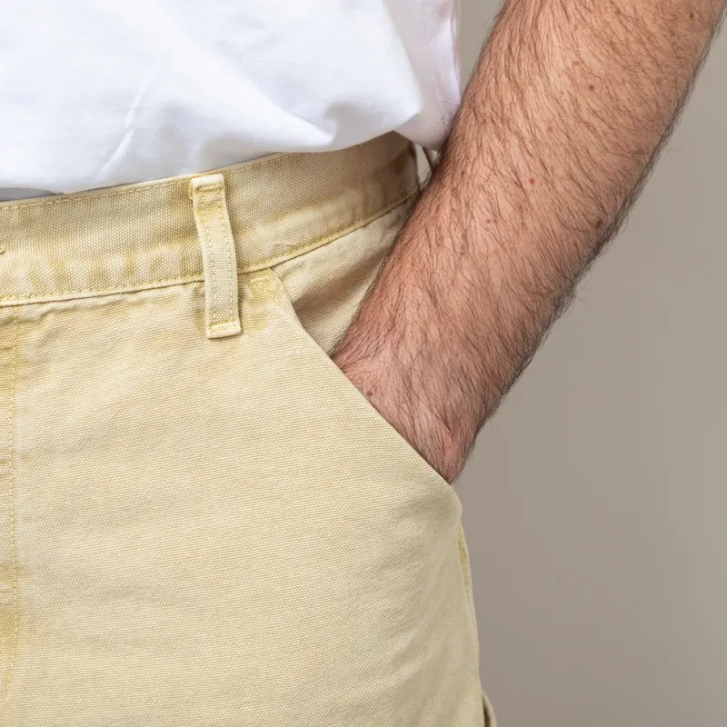 Carhartt WIP Single Knee Pant Dusty H Brown Chalk Wash-10