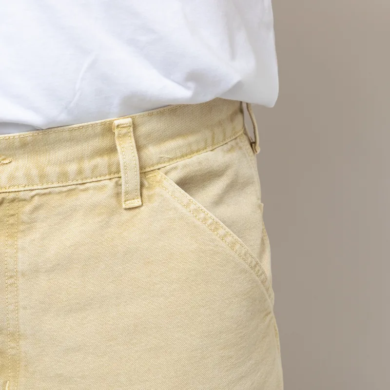 Carhartt WIP Single Knee Pant Dusty H Brown Chalk Wash-9