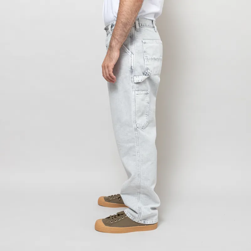 Carhartt WIP Single Knee Pant Black Chalk Wash-1