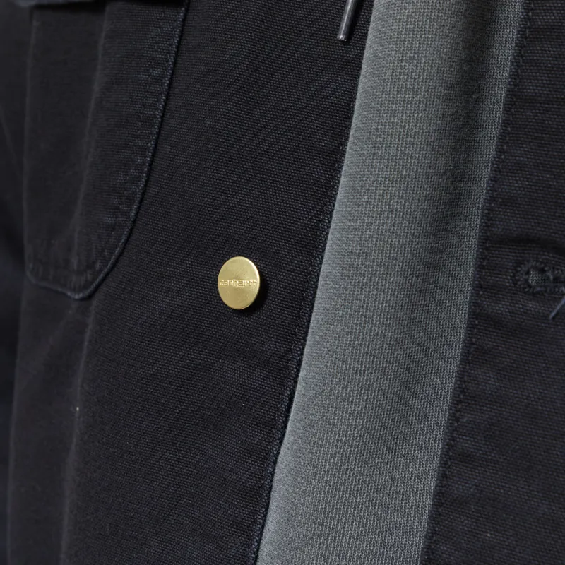 Carhartt WIP OG Chore Coat Hamilton Black Stone Canvas-8