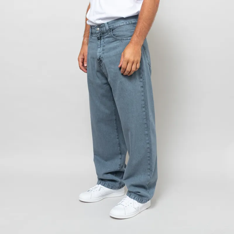 Carhartt WIP Landon Pant Black Blue Fog Garment Dyed-1