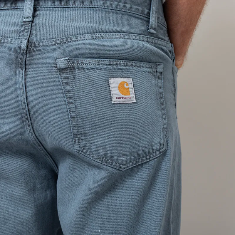 Carhartt WIP Landon Pant Black Blue Fog Garment Dyed-5