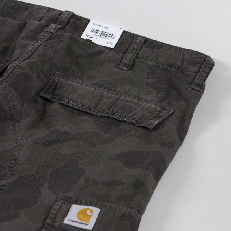 Carhartt WIP Duck Cargo Pants Camo Green Porphyry-7