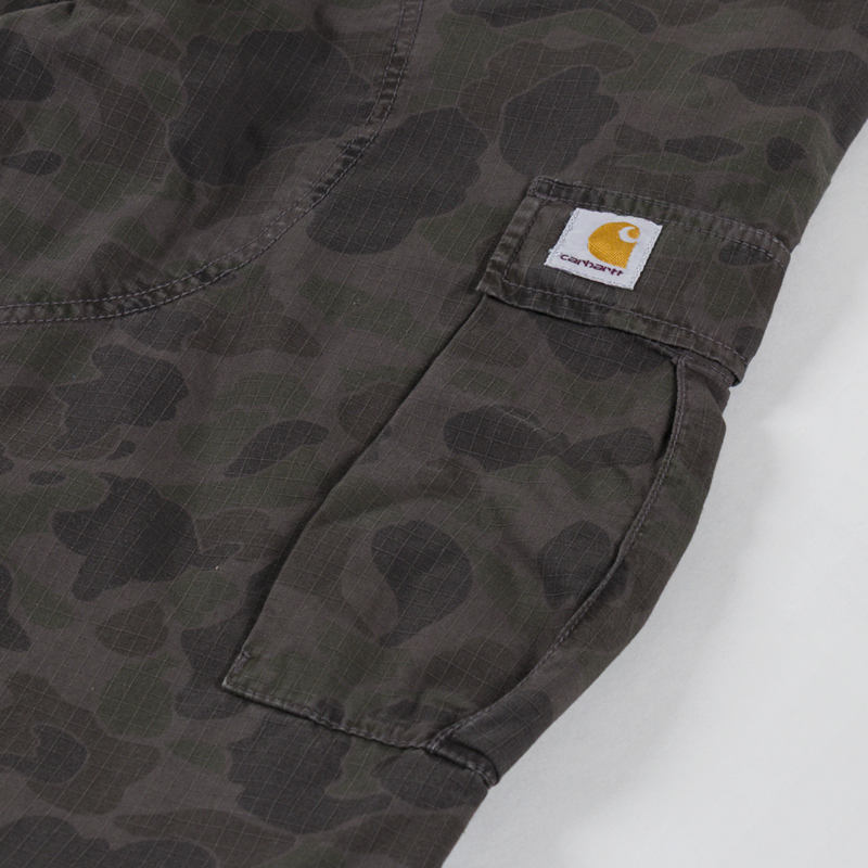 Carhartt WIP Duck Cargo Pants Camo Green Porphyry-8