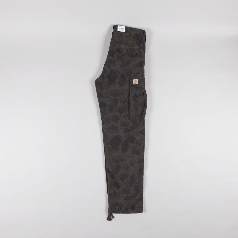 Carhartt WIP Duck Cargo Pants Camo Green Porphyry-2