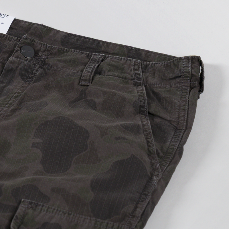 Carhartt WIP Duck Cargo Pants Camo Green Porphyry-10