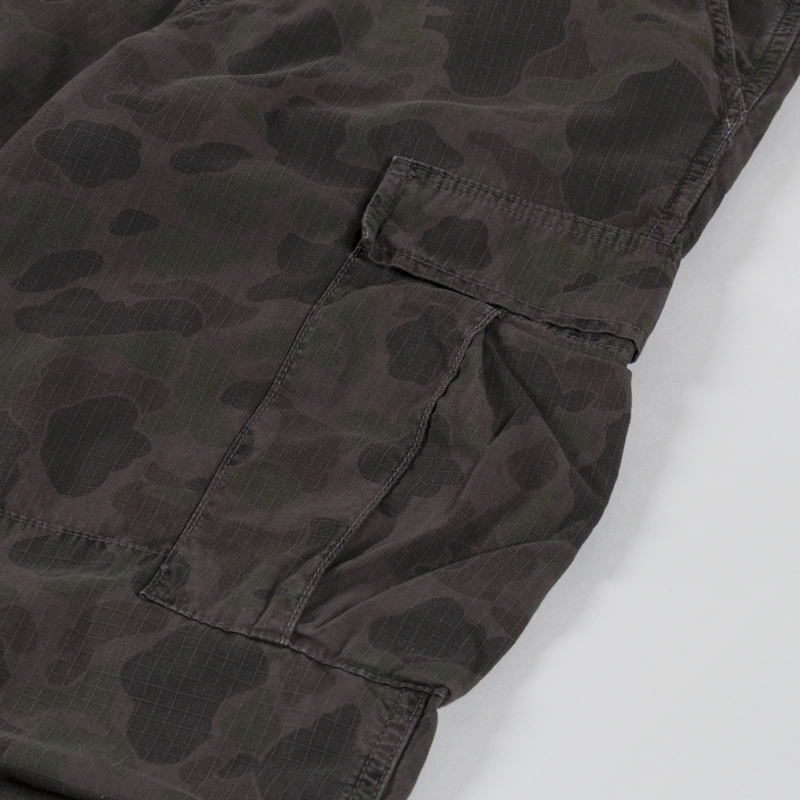 Carhartt WIP Duck Cargo Pants Camo Green Porphyry-11