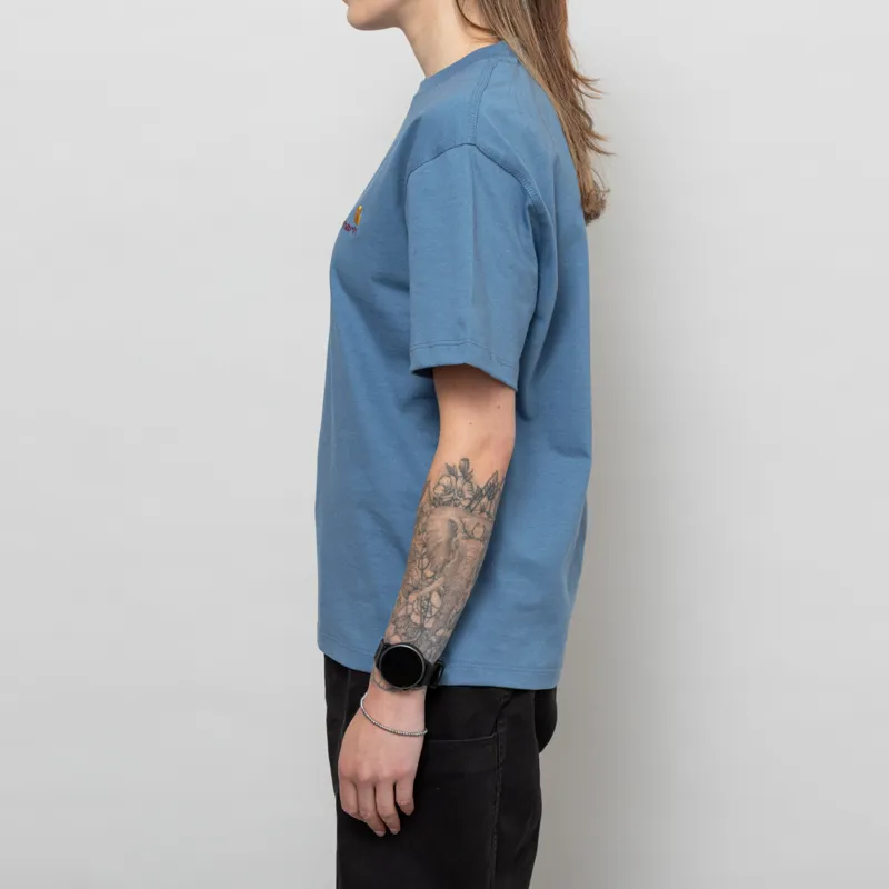 Carhartt WIP Womens American Script T Shirt Sorrent-2