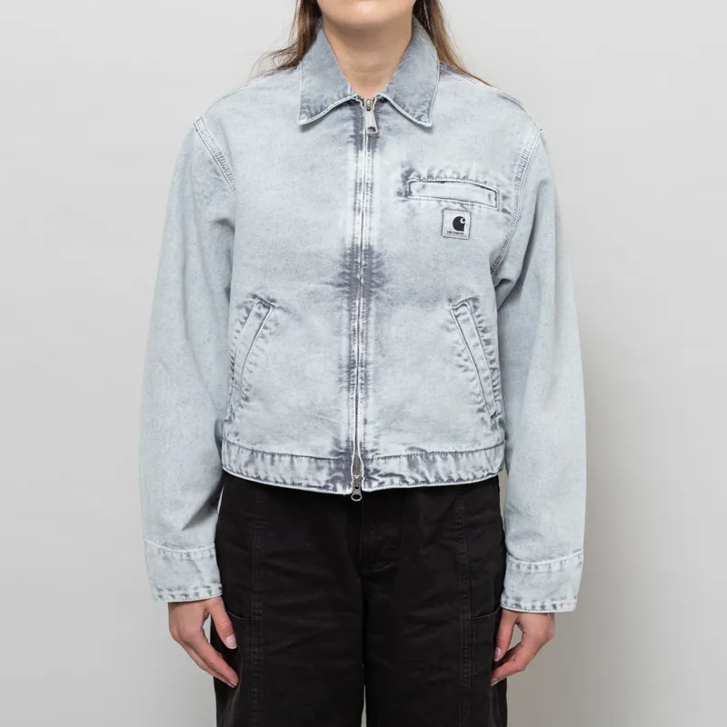Carhartt WIP Womens Emery Jacket Black Chalk Wash