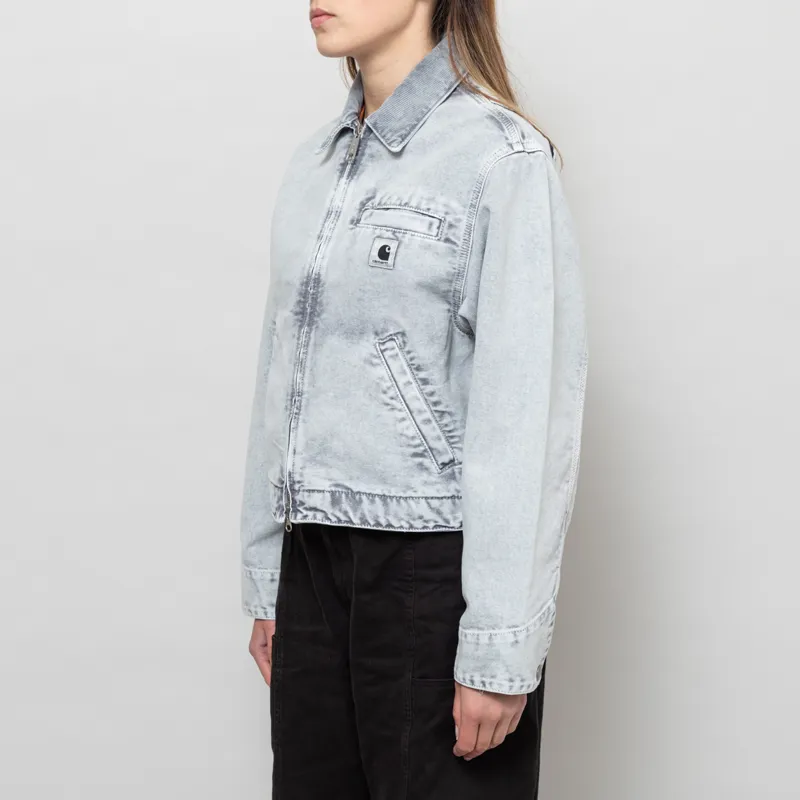 Carhartt WIP Womens Emery Jacket Black Chalk Wash-1