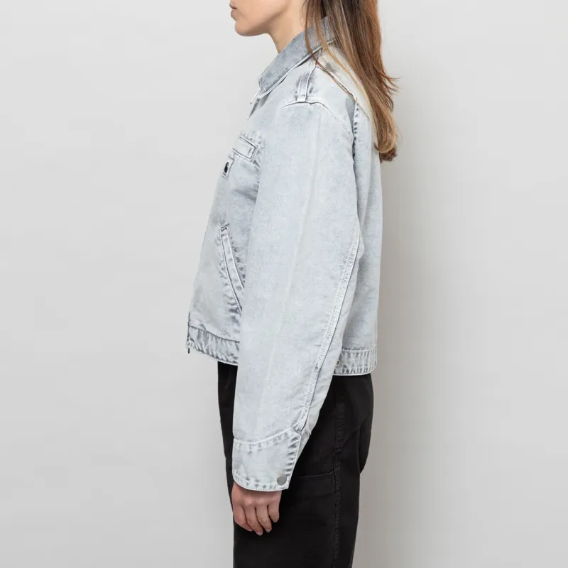 Carhartt WIP Womens Emery Jacket Black Chalk Wash-2