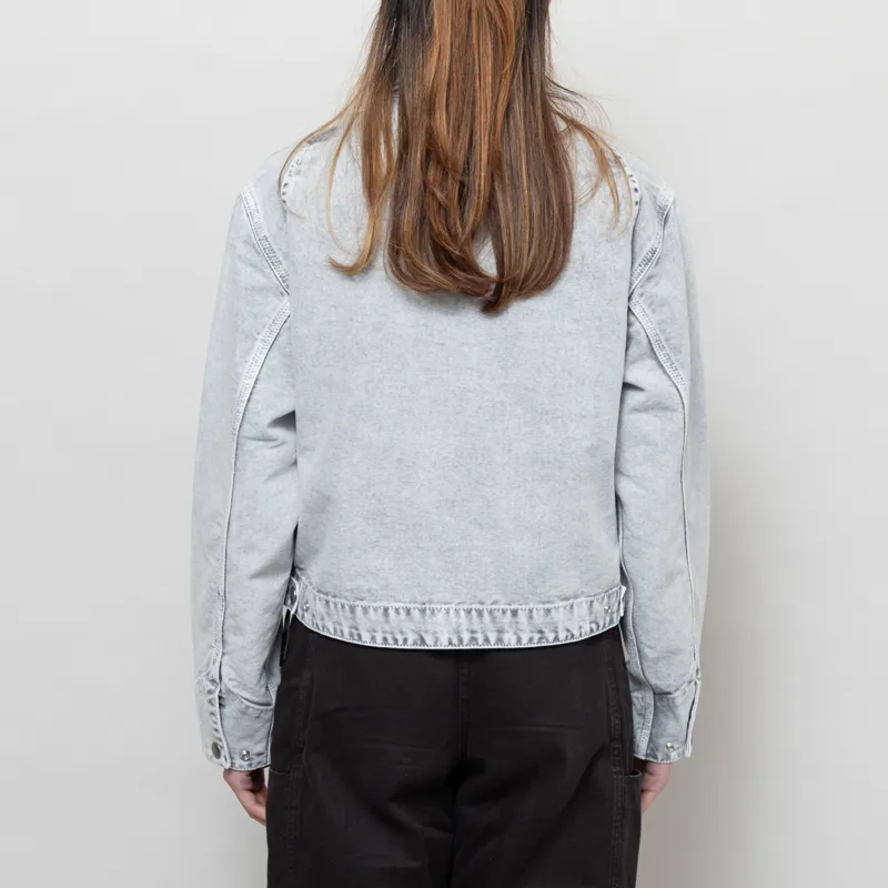 Carhartt WIP Womens Emery Jacket Black Chalk Wash-3