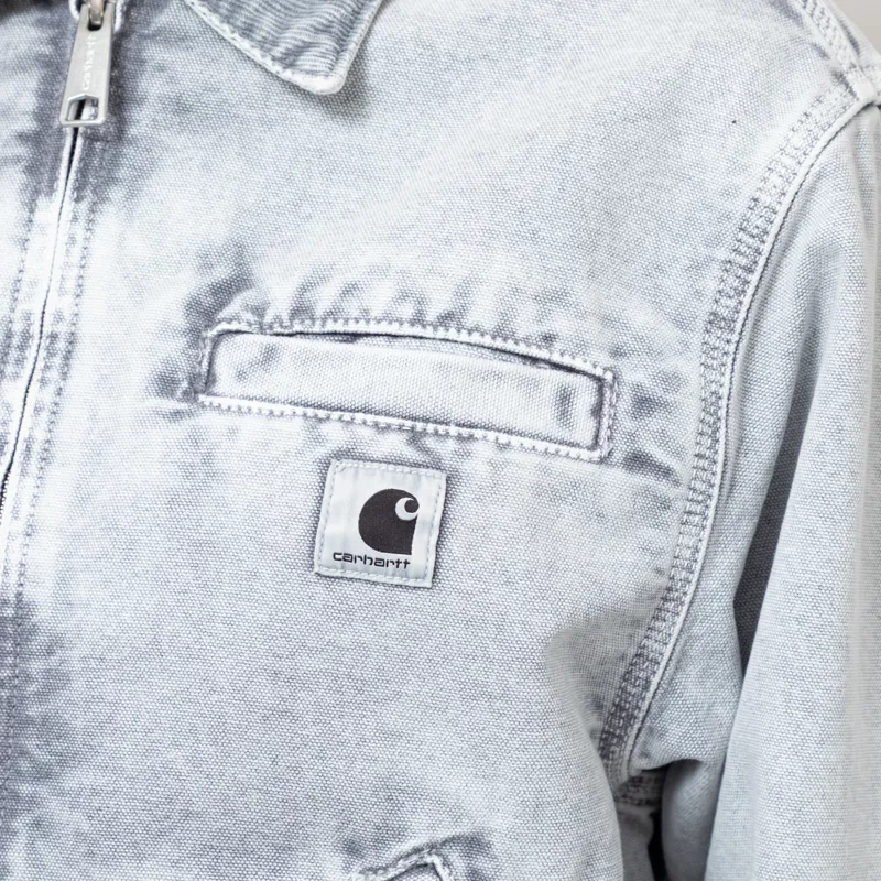 Carhartt WIP Womens Emery Jacket Black Chalk Wash-6