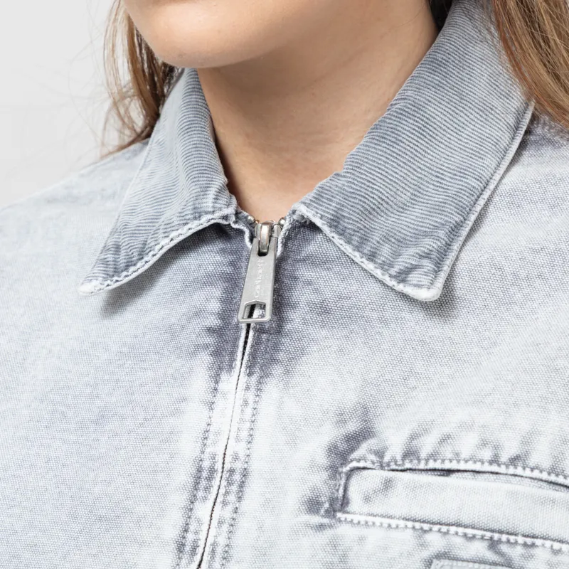 Carhartt WIP Womens Emery Jacket Black Chalk Wash-5