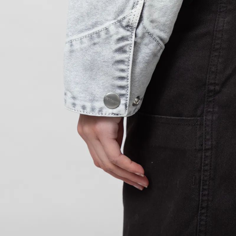 Carhartt WIP Womens Emery Jacket Black Chalk Wash-11
