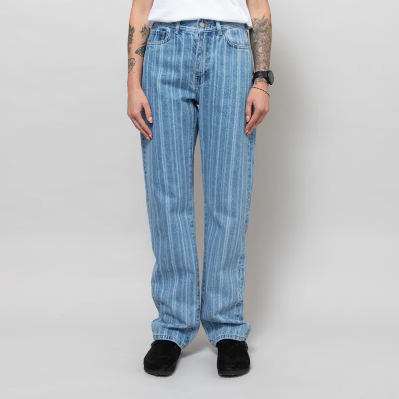 Carhartt WIP Womens Rylan Pant Blue Stone Bleached-1