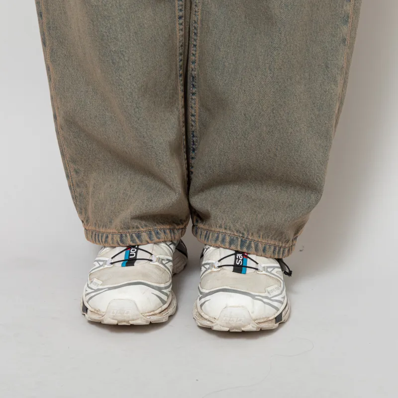 Carhartt WIP Womens Brandon Pant Blue Leather Garment Dyed-10