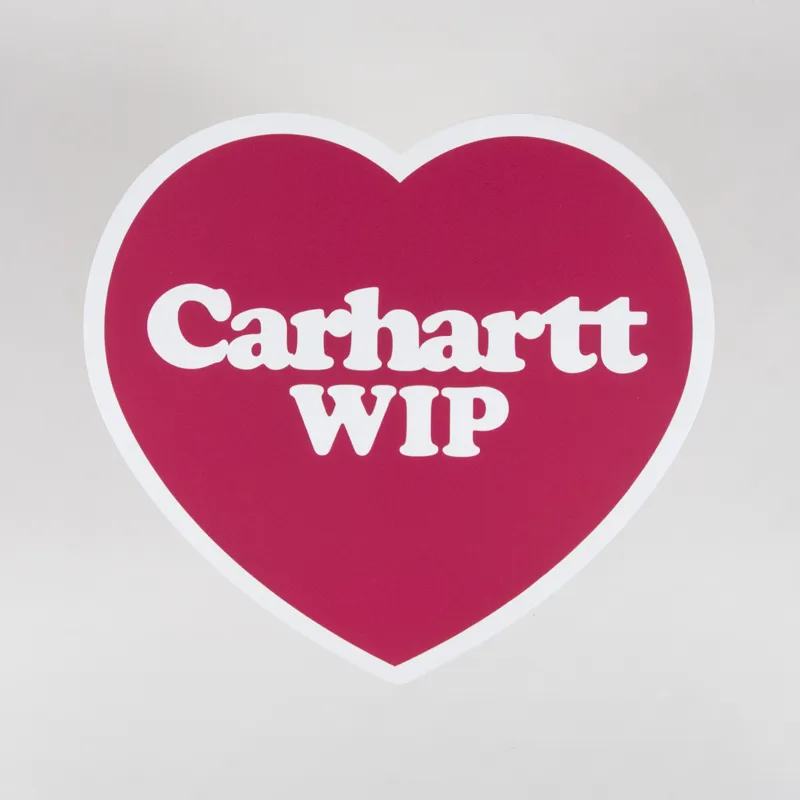 Carhartt WIP Unisex Heart Folding Homeware Table Scarlet White