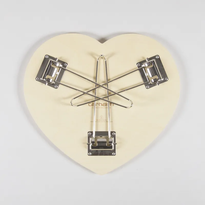 Carhartt WIP Unisex Heart Folding Homeware Table Scarlet White