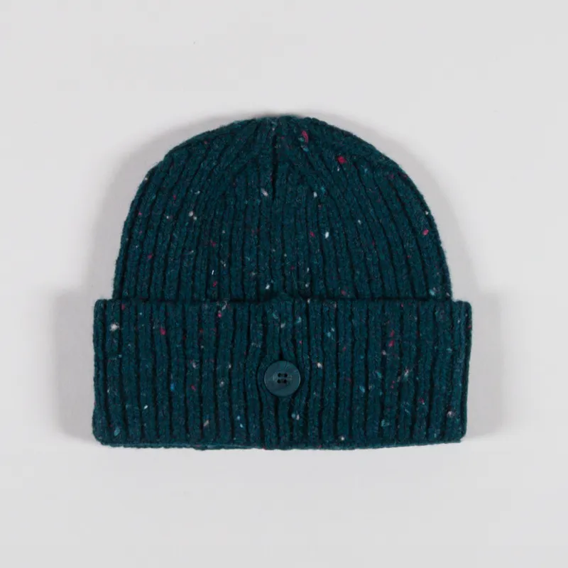 Carhartt WIP Anglistic Beanie Speckled Deep Lagoon-1
