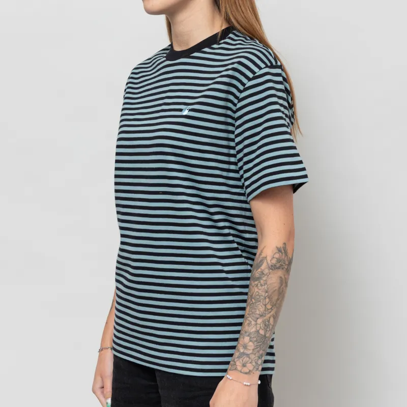 Carhartt WIP Womens Verner T Shirt Black Citadel-1