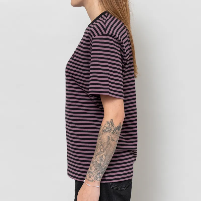 Carhartt WIP Womens Verner T Shirt Black Phlox-2