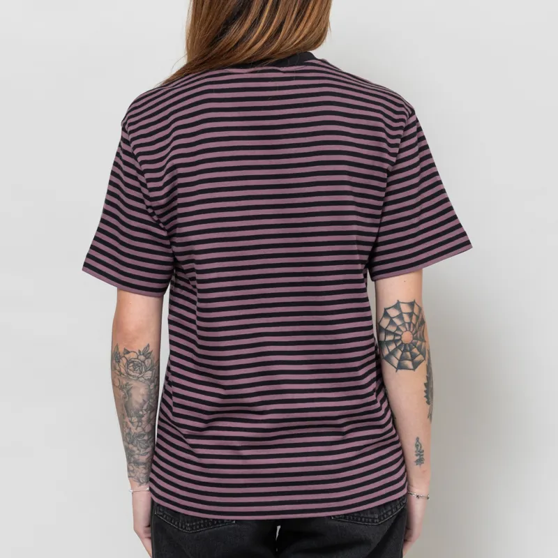 Carhartt WIP Womens Verner T Shirt Black Phlox-3