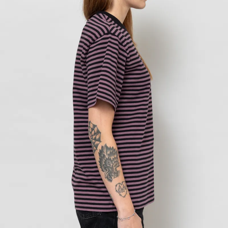 Carhartt WIP Womens Verner T Shirt Black Phlox-4